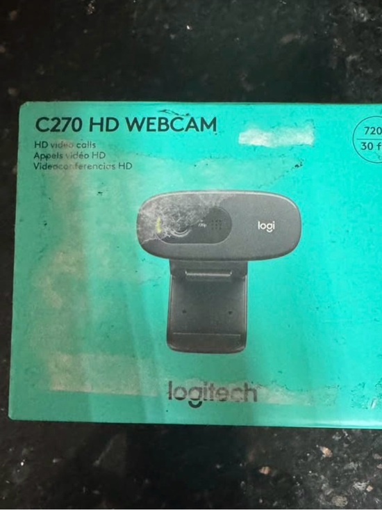Logitech Other - Logitech C270 HD Webcam - Black and Gray